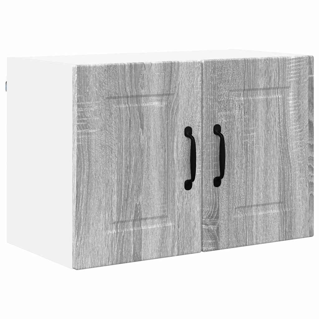 Armario de cocina de pared - Mueble cocina 60 Roble/ Gris
