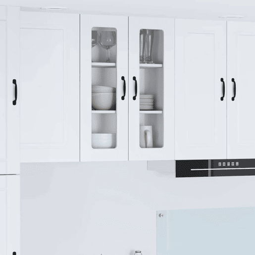 Armário de cozinha suspenso - armario de cocina colgante Branco Brilhante 60 x 31 x 80 cm