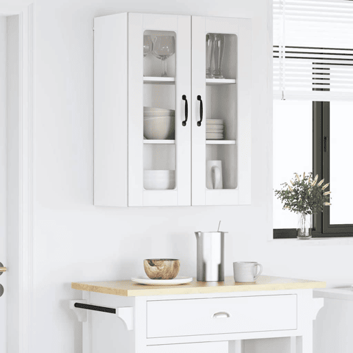 Armário de cozinha suspenso - armario de cocina colgante Branco Brilhante 60 x 31 x 80 cm