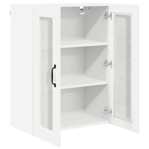 Armário de cozinha suspenso - armario de cocina colgante Branco Brilhante 60 x 31 x 80 cm