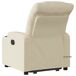 Sillón de masaje eléctrico reclinable Sillón de masaje eléctrico reclinable Crema
