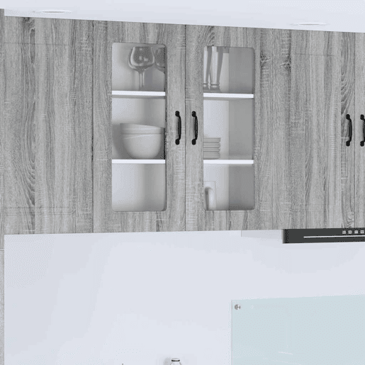 Armário de cozinha suspenso - armario de cocina colgante Cinza Sonoma 80 x 31 x 80 cm
