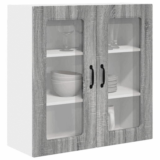 Armário de cozinha suspenso - armario de cocina colgante Cinza Sonoma 80 x 31 x 80 cm