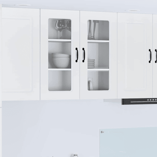 Armário de cozinha suspenso - armario de cocina colgante Branco Brilhante 80 x 31 x 80 cm