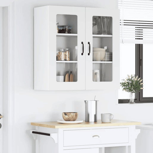 Armário de cozinha suspenso - armario de cocina colgante Branco Brilhante 80 x 31 x 80 cm