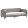 Sofá-cama, Sofá conversível com colchão 80x200 cm tecido cinzento-acastanhado