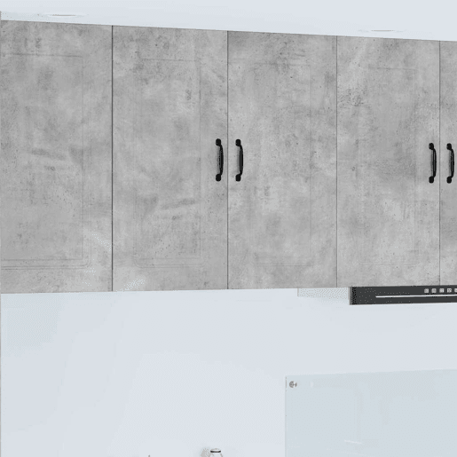 Armário de cozinha suspenso - armario de cocina colgante com porta Cinzento 80 x 31 x 80 cm