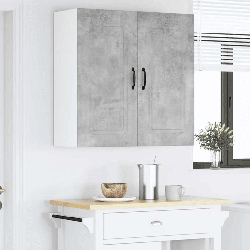 Armário de cozinha suspenso - armario de cocina colgante com porta Cinzento 80 x 31 x 80 cm