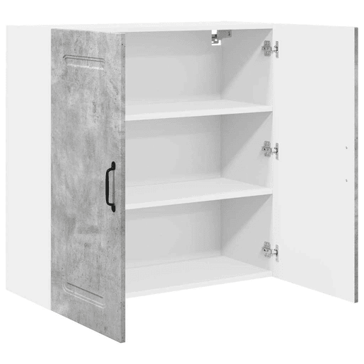 Armário de cozinha suspenso - armario de cocina colgante com porta Cinzento 80 x 31 x 80 cm