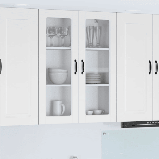 Armário de cozinha suspenso - armario de cocina colgante Branco Brilhante 80 x 31 x 100 cm