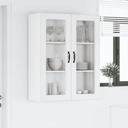Armário de cozinha suspenso - armario de cocina colgante Branco Brilhante 80 x 31 x 100 cm