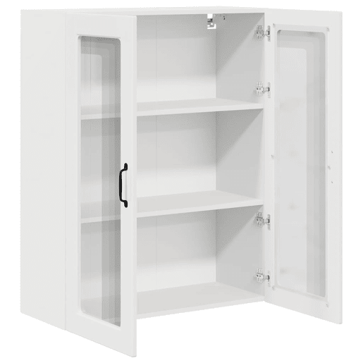 Armário de cozinha suspenso - armario de cocina colgante Branco Brilhante 80 x 31 x 100 cm