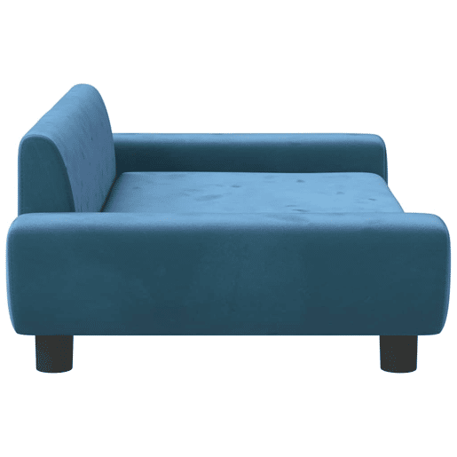 Sofá infantil, Sofá para criança 100x54x33 cm veludo azul Sofá infantil, Sofá para criança 100x54x33 cm veludo azul