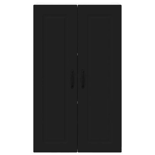 Armário de cozinha suspenso - armario de cocina colgante com porta Preto 60 x 31 x 100 cm