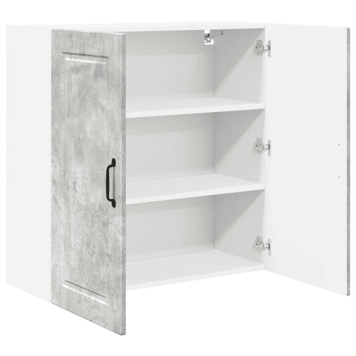 Armário de cozinha suspenso - armario de cocina colgante com porta Cinzento 80 x 31 x 80 cm