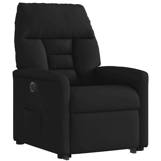 Poltrona reclinável - Poltrona relax elétrica tecido preto