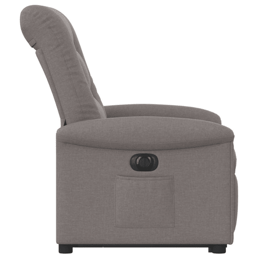 Poltrona reclinável - Poltrona relax elétrica cinza-acastanhado Poltrona reclinável - Poltrona relax elétrica cinza-acastanhado