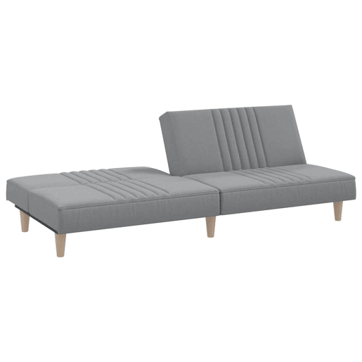 Sofá-cama, Sofá conversível tecido cinzento-claro Sofá-cama, Sofá conversível tecido cinzento-claro