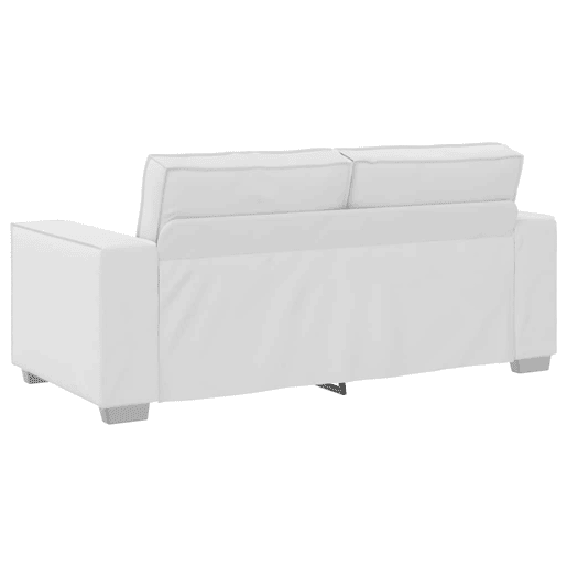 Sofá 3 lugares, Sofá fixo Branco 180 x 78 x 84 cm tecido