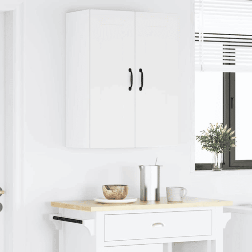 Armário de cozinha suspenso - armario de cocina colgante com porta Branco 60 x 31 x 80 cm