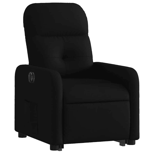 Poltrona reclinável - Poltrona relax elétrica tecido preto