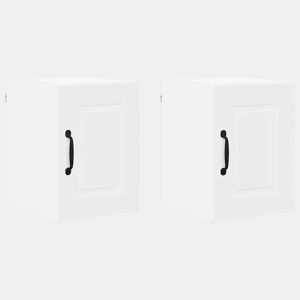 Lote de 2 Armários de cozinha suspendidos - Cozinha modular Colgantes Branco 30 x 31 x 40 cm