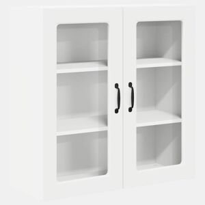 Armário de cozinha suspenso - armario de cocina colgante com porta Branco 80 x 31 x 80 cm