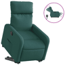 Poltrona reclinável - Poltrona relax elétrica tecido verde-escuro