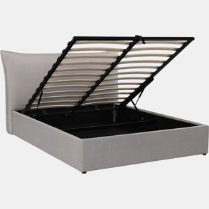 Cama dupla com arrumação Megeve 140 x 200 cm - Cinzento