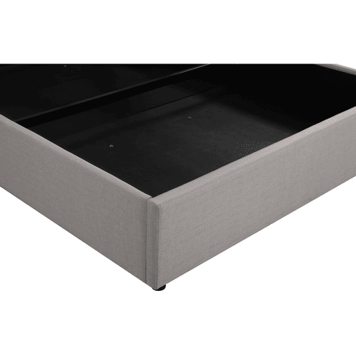 Cama dupla com arrumação Megeve 140 x 200 cm - Cinzento
