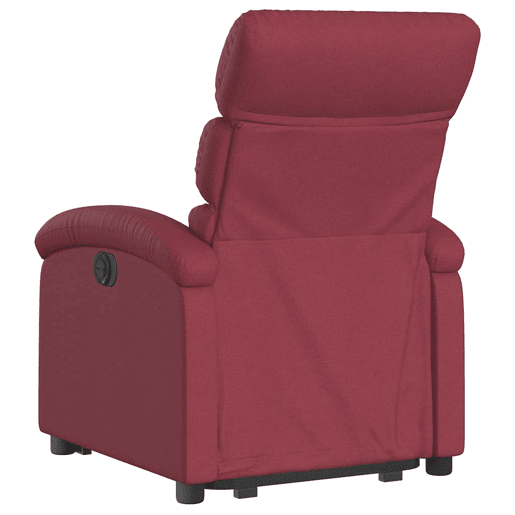 Poltrona reclinável - Poltrona relax elétrica tecido vermelho-tinto