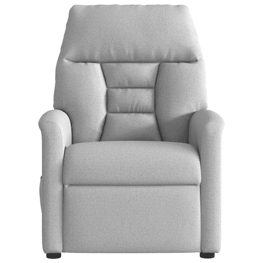 Cadeira de massagem reclinável - Poltrona relax tecido cinzento Cadeira de massagem reclinável - Poltrona relax tecido cinzento