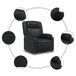 Sillón reclinable - Sillón Relax Sillón reclinable - Sillón Relax Negro