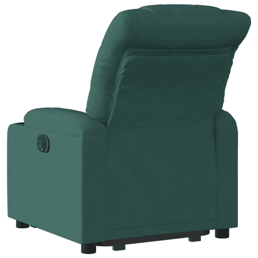 Poltrona reclinável - Poltrona relax elétrica tecido verde-escuro