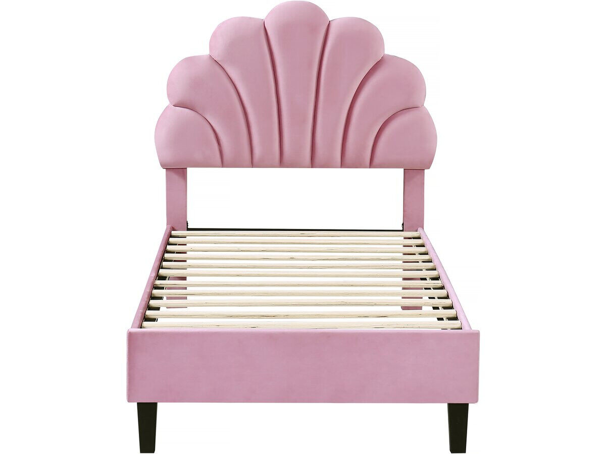 Cama de terciopelo 196x97 Rosa
