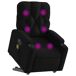 Sillón de masaje eléctrico reclinable Sillón de masaje eléctrico reclinable Negro