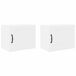 Armario de cocina de pared - Mueble cocina con estante 2 pcs Armario de cocina de pared - Mueble cocina con estante 2 pcs Blanco