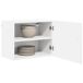 Armario de cocina de pared - Mueble cocina con estante 2 pcs Armario de cocina de pared - Mueble cocina con estante 2 pcs Blanco