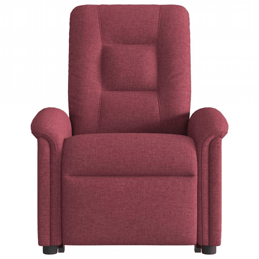 Poltrona reclinável - Poltrona relax elétrica tecido vermelho-tinto