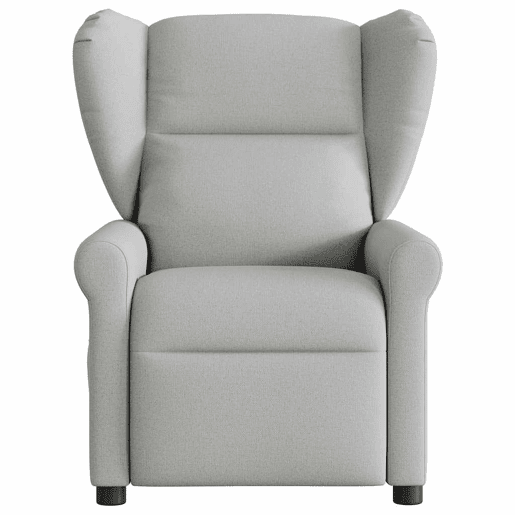 Cadeira de massagem reclinável - Poltrona relax tecido cinzento