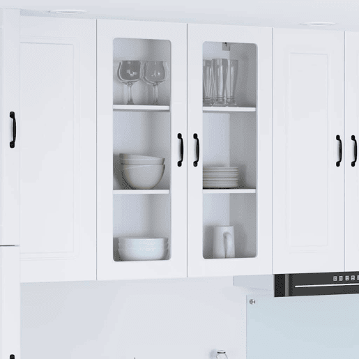 Armário de cozinha suspenso - armario de cocina colgante com porta Branco 80 x 31 x 100 cm