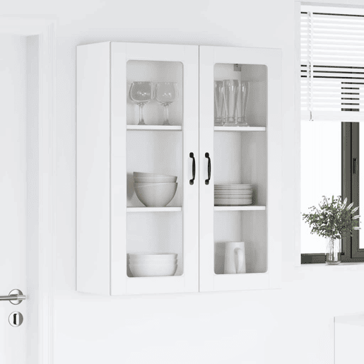 Armário de cozinha suspenso - armario de cocina colgante com porta Branco 80 x 31 x 100 cm