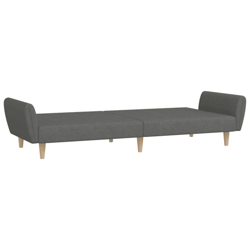 Sofá-cama, Sofá conversível de 2 lugares tecido cinzento-claro Sofá-cama, Sofá conversível de 2 lugares tecido cinzento-claro