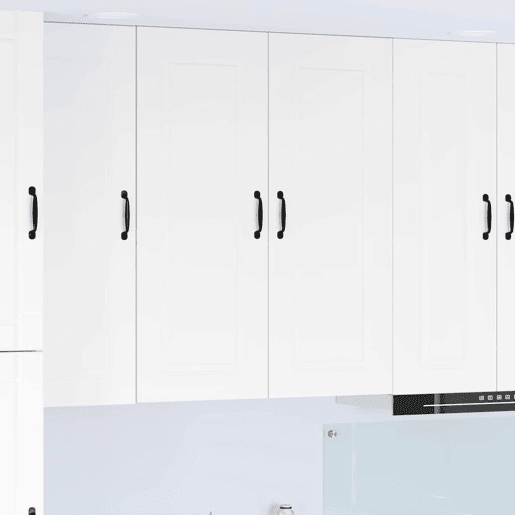 Armário de cozinha suspenso - armario de cocina colgante com porta Branco 80 x 31 x 100 cm