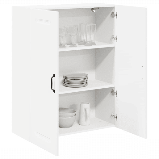 Armário de cozinha suspenso - armario de cocina colgante com porta Branco 80 x 31 x 100 cm