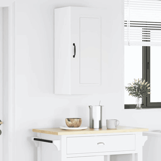 Armário de cozinha suspenso - armario de cocina colgante com porta Branco 40 x 31 x 80 cm