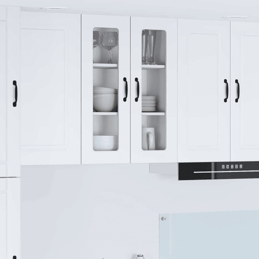 Armário de cozinha suspenso - armario de cocina colgante com porta Branco 60 x 31 x 80 cm