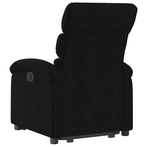 Poltrona reclinável - Poltrona relax elétrica tecido preto