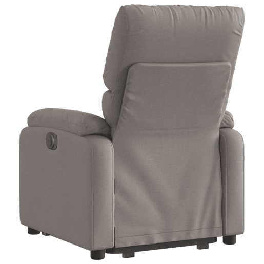 Poltrona reclinável - Poltrona relax elétrica cinza-acastanhado
