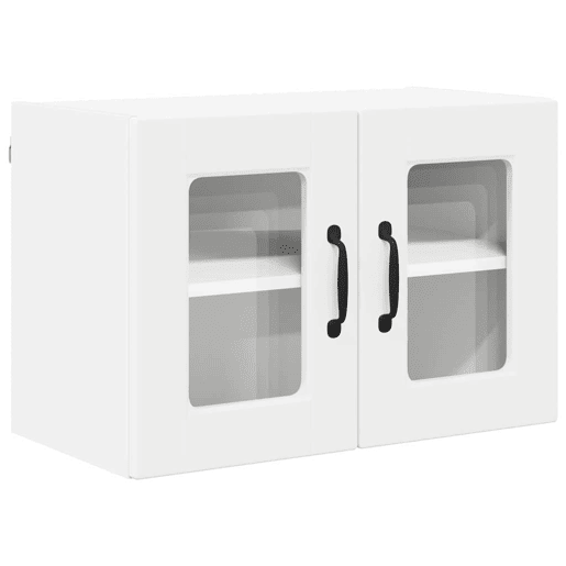 Lote de 2 Armários de cozinha suspendidos - Cozinha modular Colgantes Branco 60 x 31 x 40 cm